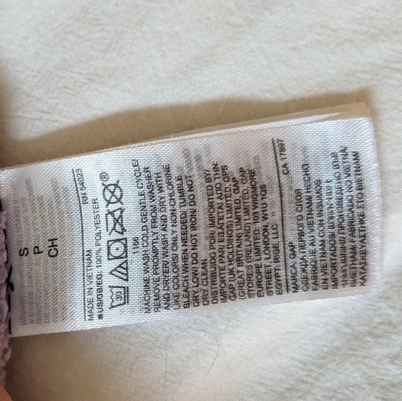 GAP Colorblock Sherpa Quarter-Zip Pullover Sweatshirt (Size: Small) - Picture 3 of 6